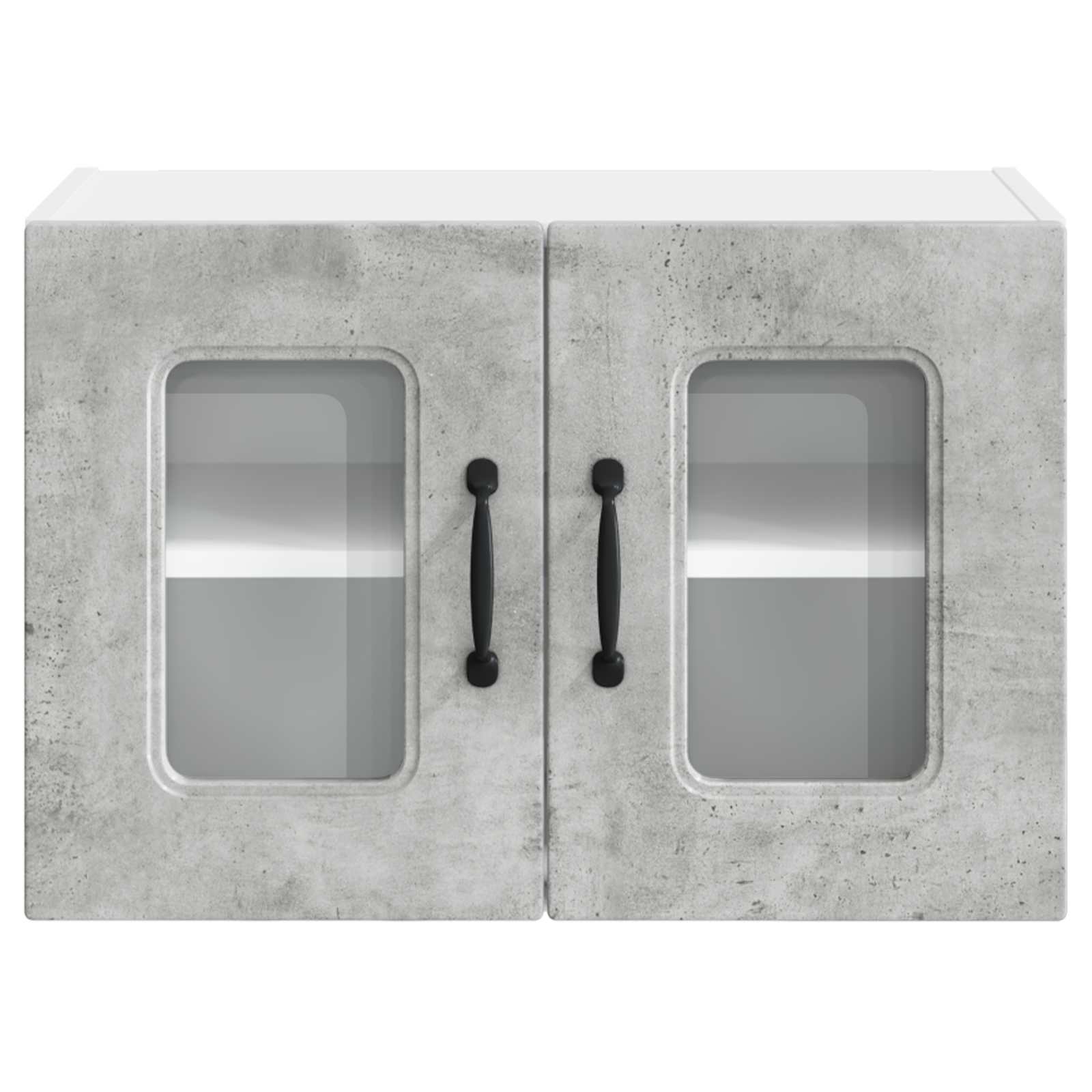 vidaXL Front do zmywarki Kalmar 2 pcs Betonowy szary 60 x 31 x 40 cm