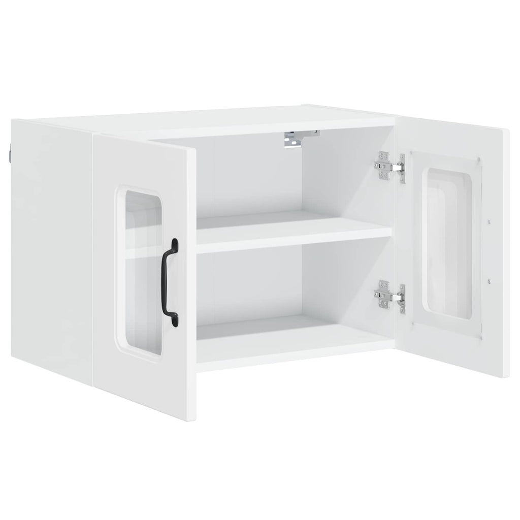 vidaXL Front do zmywarki Kalmar Wysoki połysk biały 60 x 31 x 40 cm
