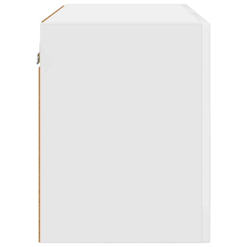 vidaXL Front do zmywarki Kalmar Wysoki połysk biały 60 x 31 x 40 cm