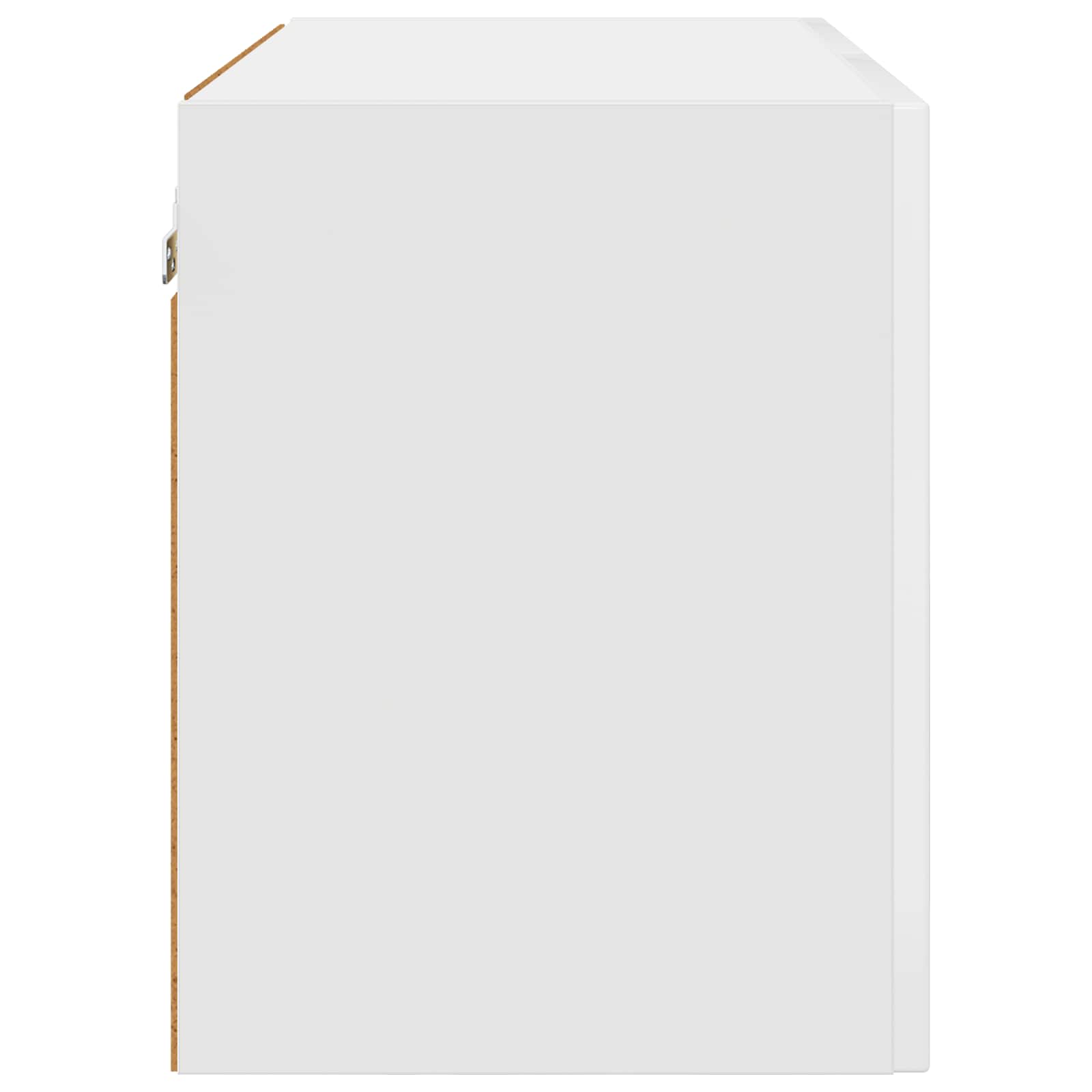 vidaXL Front do zmywarki Kalmar Wysoki połysk biały 60 x 31 x 40 cm