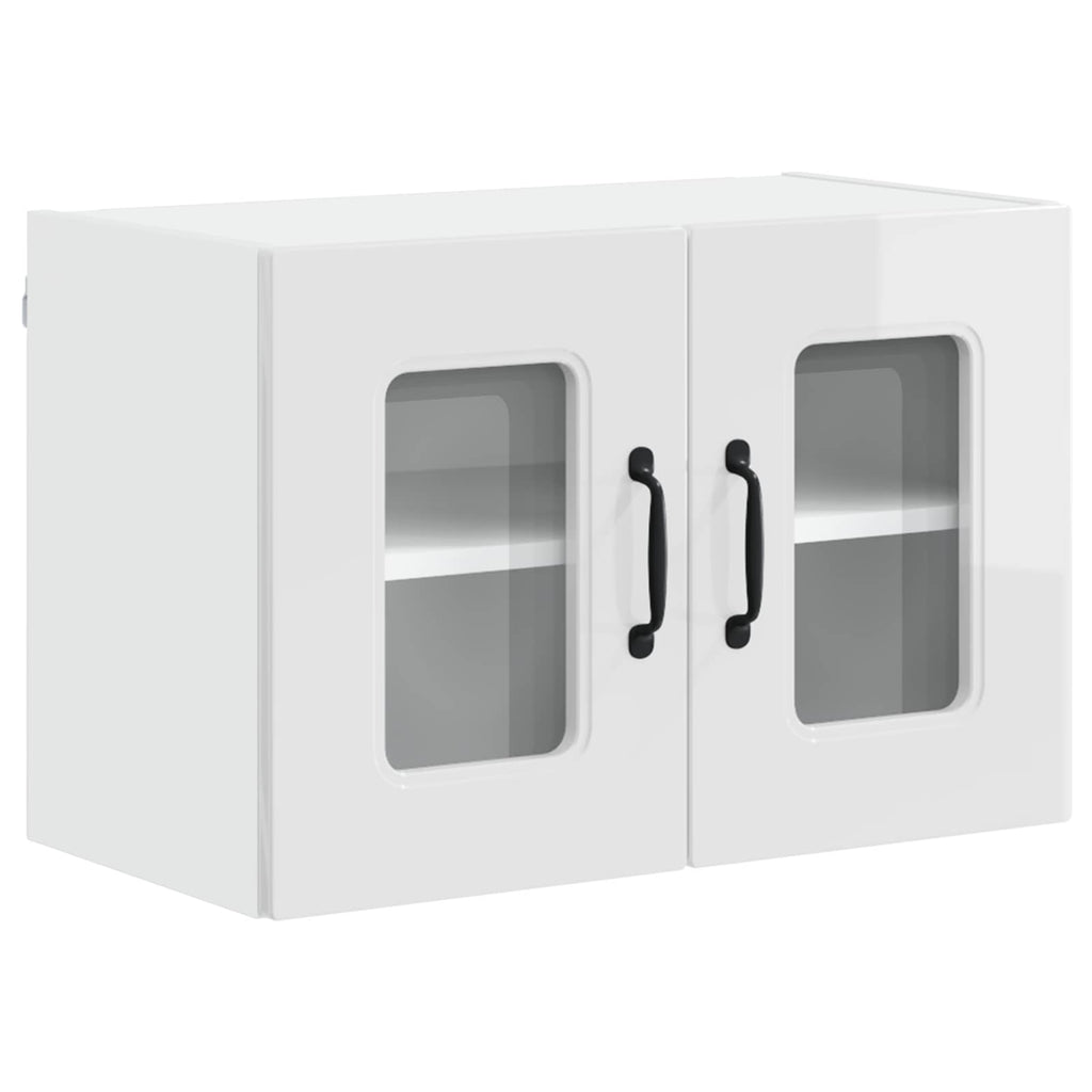 vidaXL Front do zmywarki Kalmar 2 pcs Wysoki połysk biały