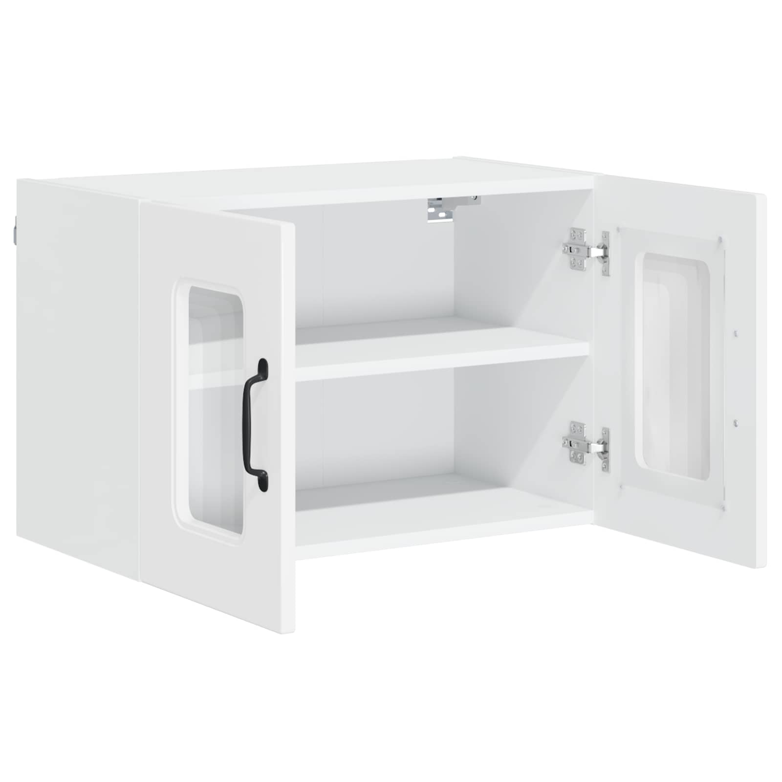 vidaXL Front do zmywarki Kalmar 2 pcs Wysoki połysk biały