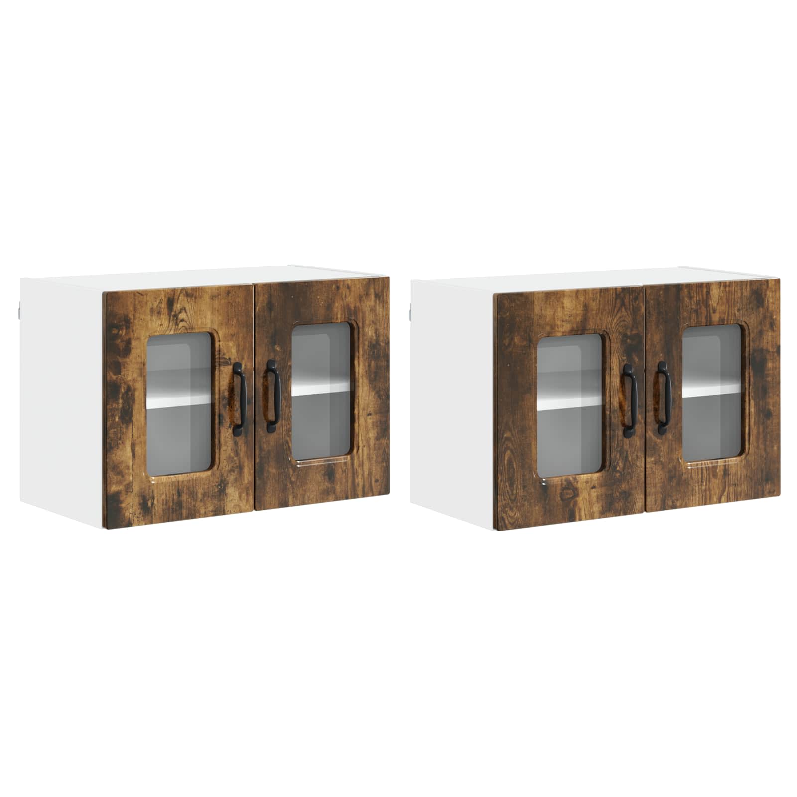 vidaXL Front do zmywarki Kalmar 2 pcs Dąb wędzony 60 x 31 x 40 cm
