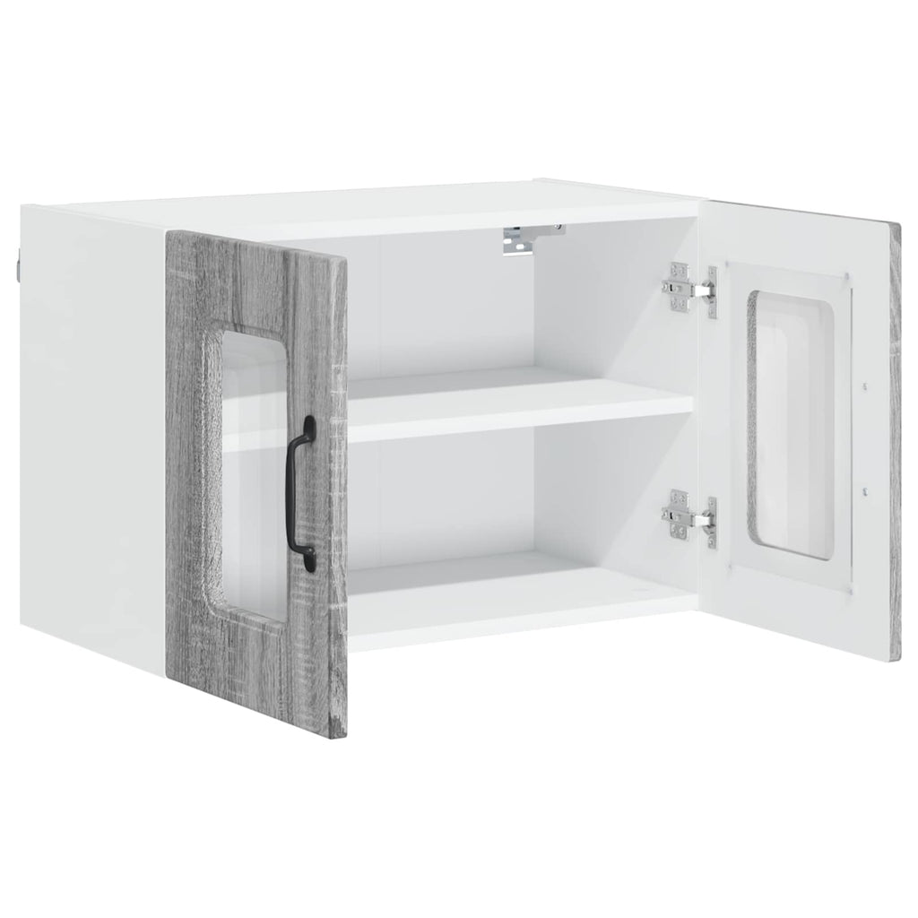 vidaXL Front do zmywarki Kalmar Szary Sonoma 60 x 31 x 40 cm