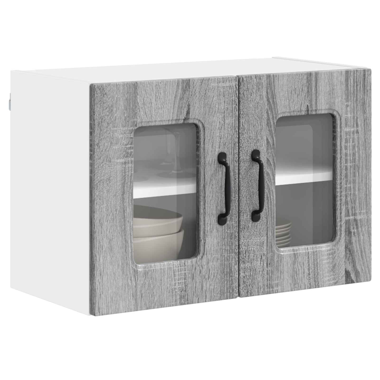 vidaXL Front do zmywarki Kalmar 2 pcs Szary Sonoma 60 x 31 x 40 cm