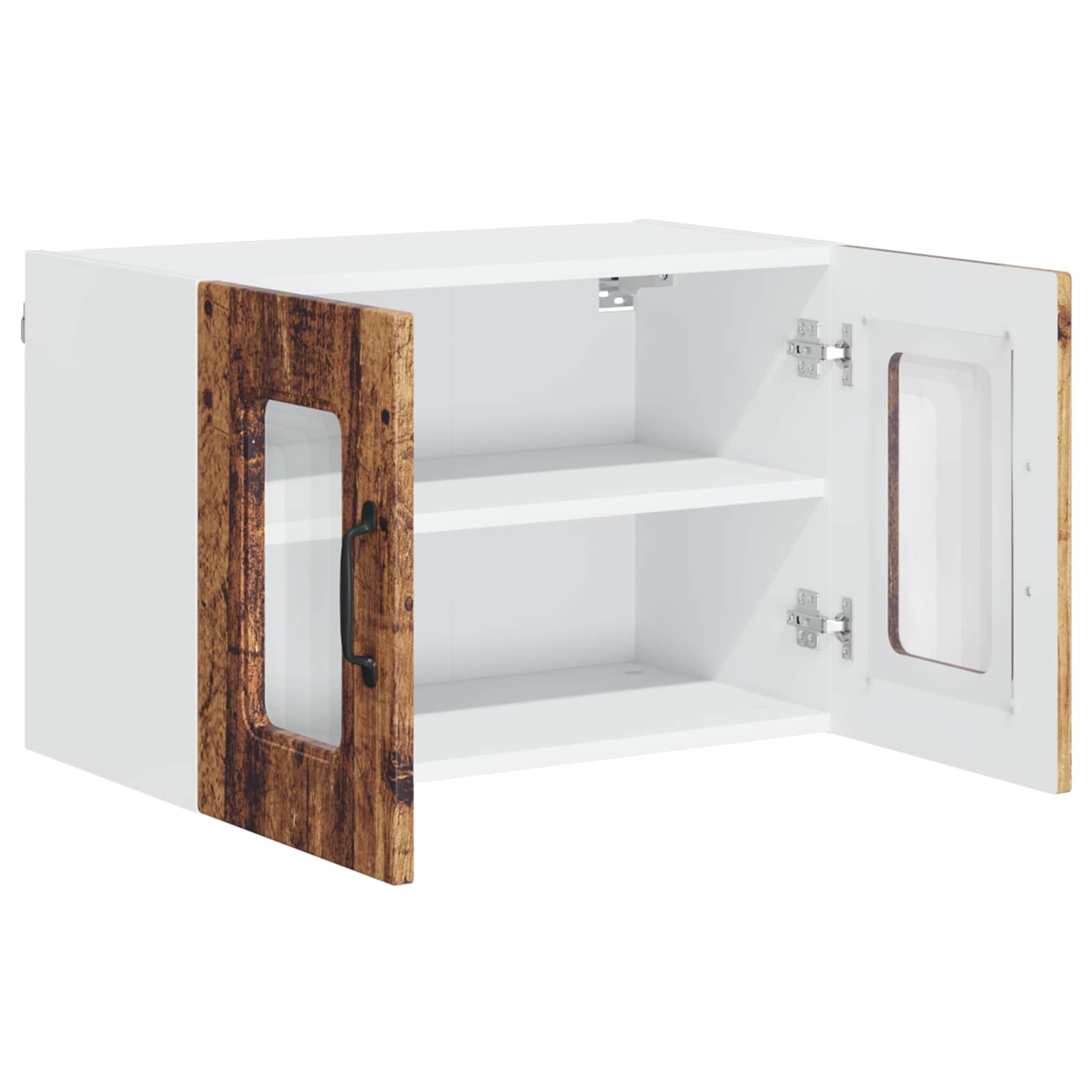 vidaXL Front do zmywarki Kalmar 2 pcs Stare drewno 60 x 31 x 40 cm