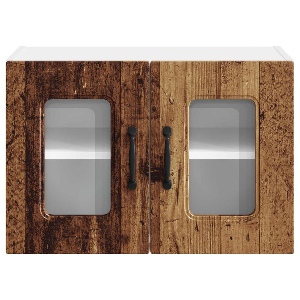 vidaXL Front do zmywarki Kalmar 2 pcs Stare drewno 60 x 31 x 40 cm