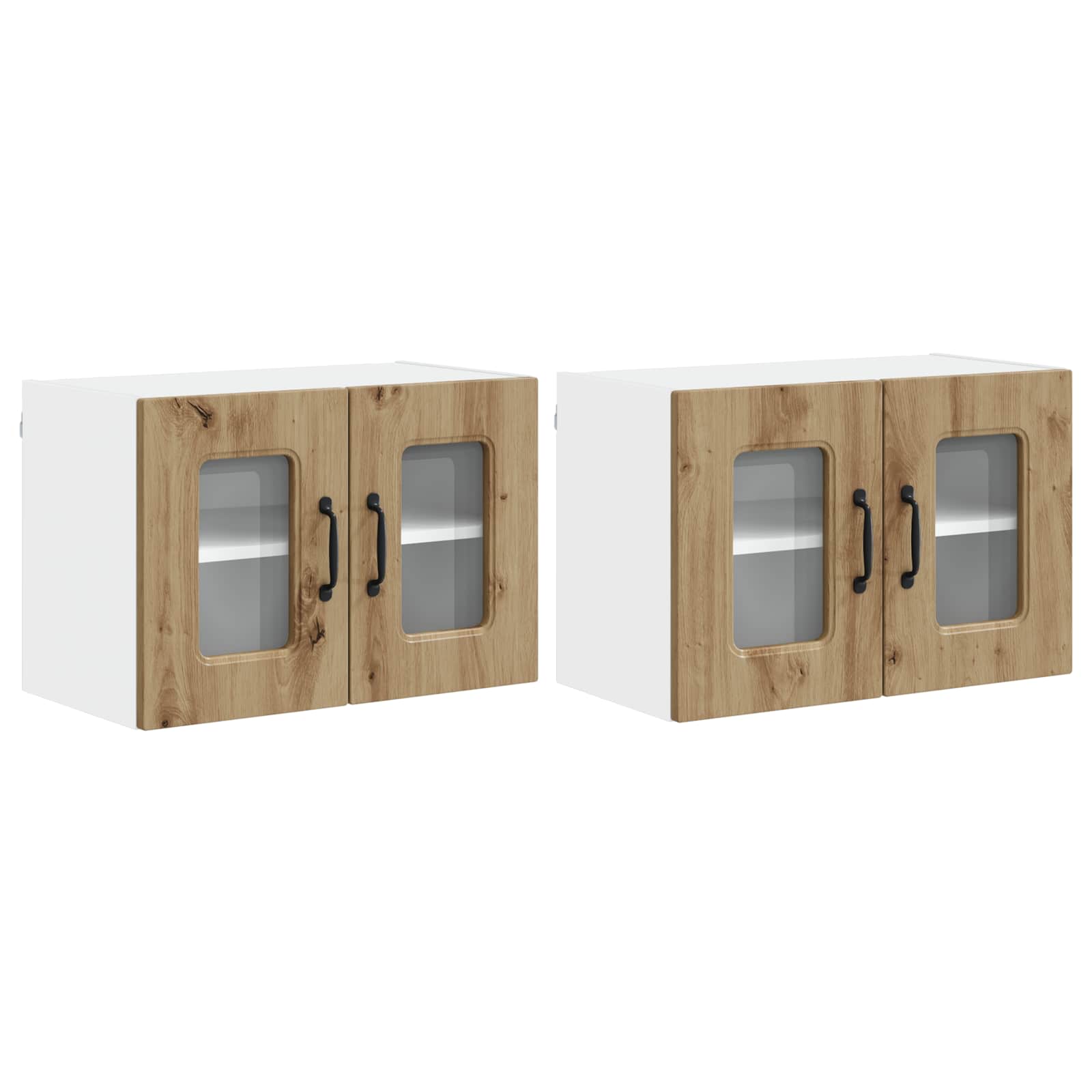 vidaXL Front do zmywarki Kalmar 2 pcs Dąb rzemieślniczy