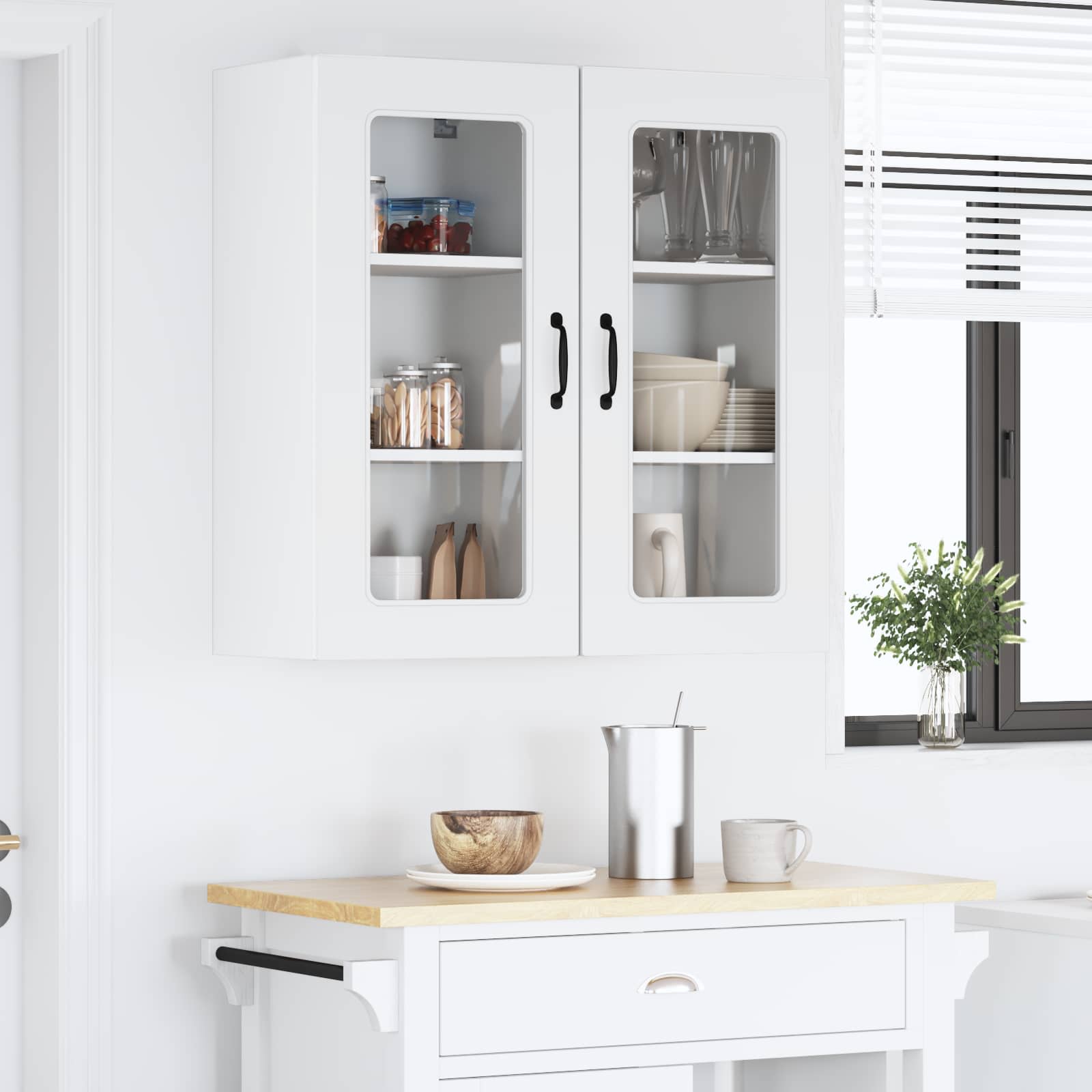 vidaXL Front do zmywarki Kalmar 2 szt. Biały Drewno inżynieryjne