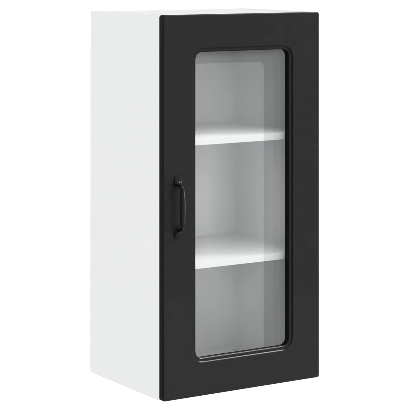 vidaXL Front do zmywarki Kalmar Czarny 40 x 31 x 80 cm