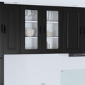 vidaXL Front do zmywarki Kalmar 2 pcs Czarny 40 x 31 x 80 cm