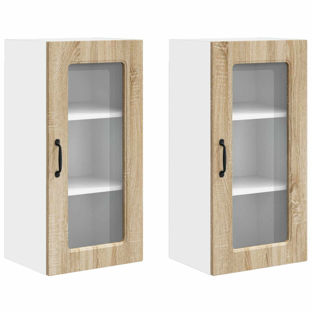vidaXL Front do zmywarki Kalmar 2 pcs Dąb Sonoma 40 x 31 x 80 cm