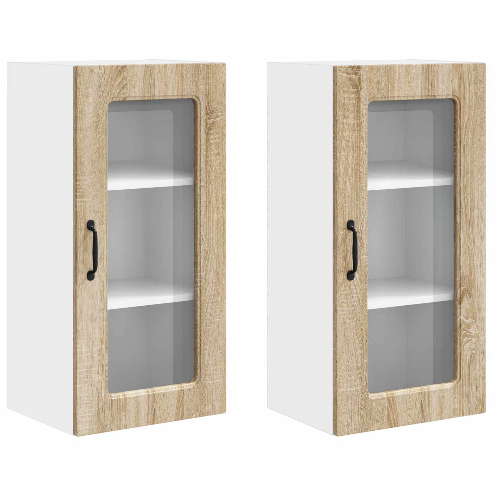 vidaXL Front do zmywarki Kalmar 2 pcs Dąb Sonoma 40 x 31 x 80 cm