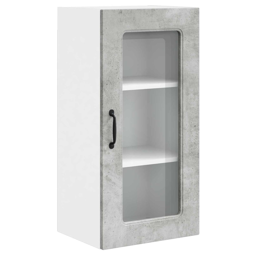 vidaXL Front do zmywarki Kalmar 2 pcs Betonowy szary 40 x 31 x 80 cm