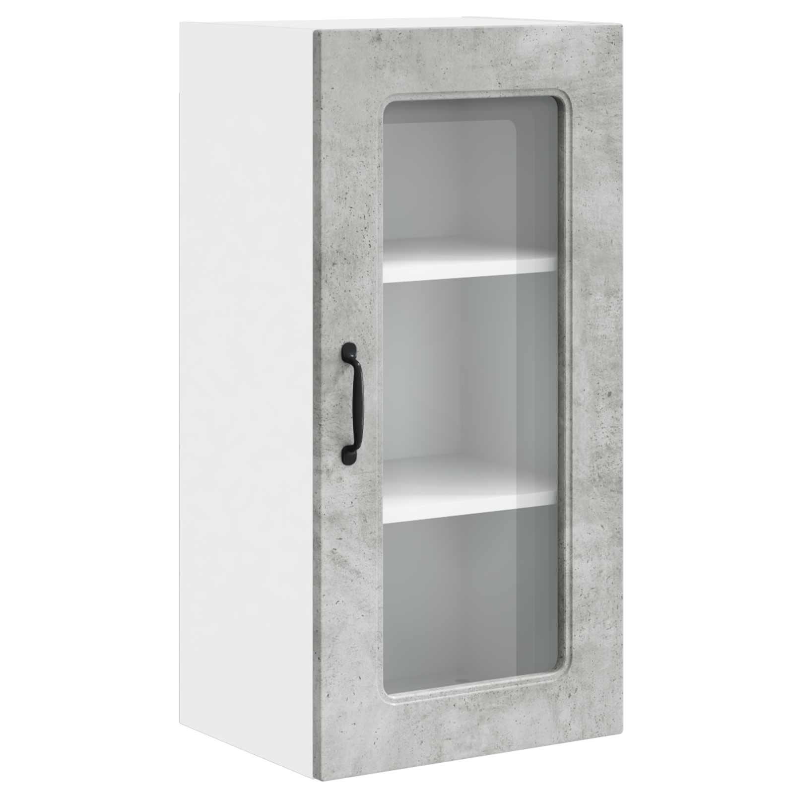 vidaXL Front do zmywarki Kalmar 2 pcs Betonowy szary 40 x 31 x 80 cm