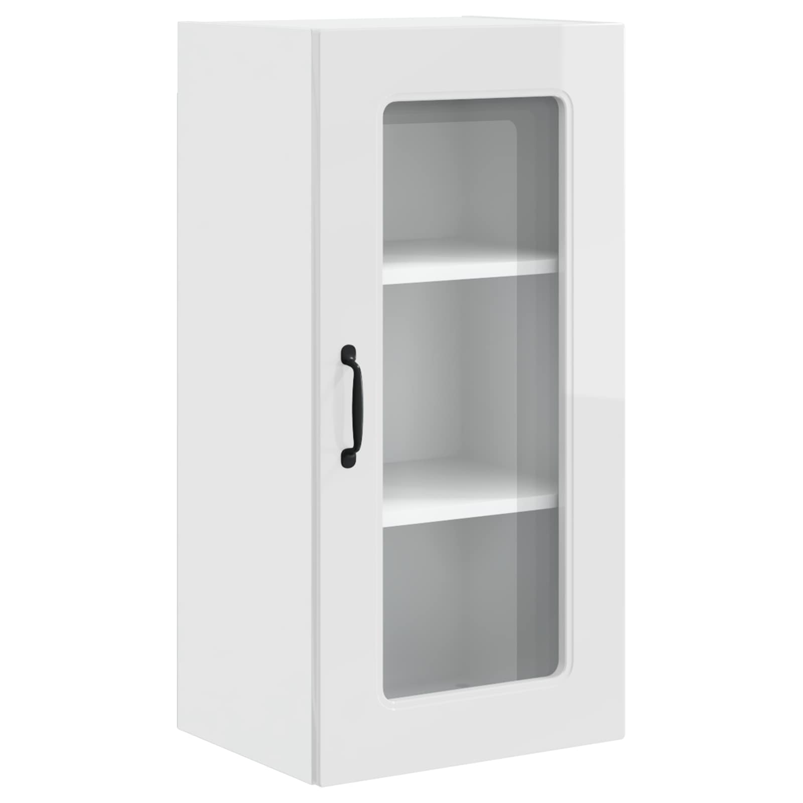 vidaXL Front do zmywarki Kalmar Wysoki połysk biały 40 x 31 x 80 cm