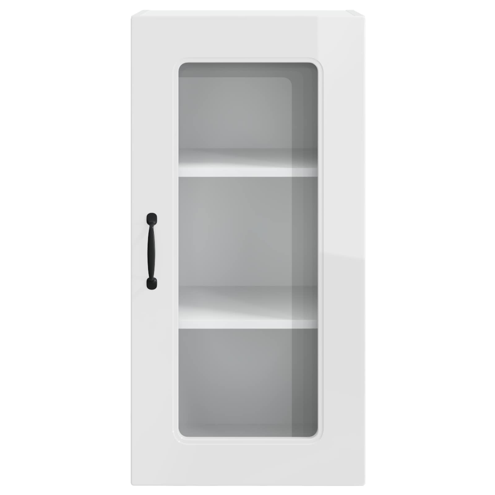 vidaXL Front do zmywarki Kalmar 2 pcs Wysoki połysk biały