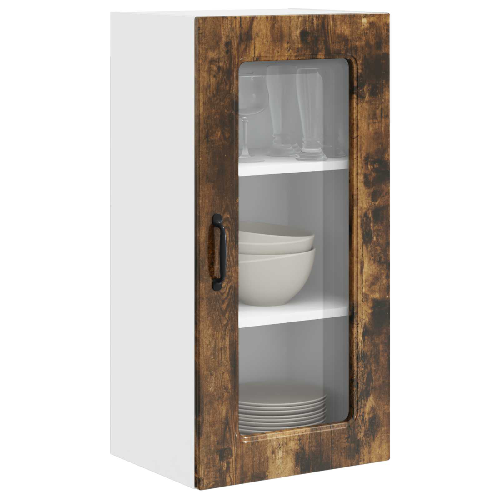 vidaXL Front do zmywarki Kalmar 2 pcs Dąb wędzony 40 x 31 x 80 cm