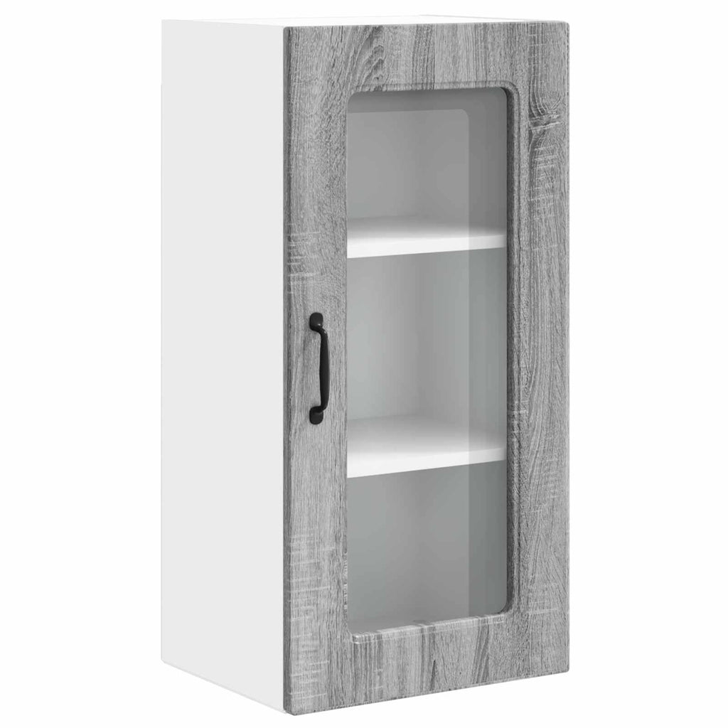 vidaXL Front do zmywarki Kalmar Szary Sonoma 40 x 31 x 80 cm
