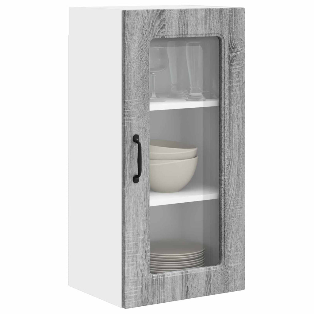 vidaXL Front do zmywarki Kalmar Szary Sonoma 40 x 31 x 80 cm