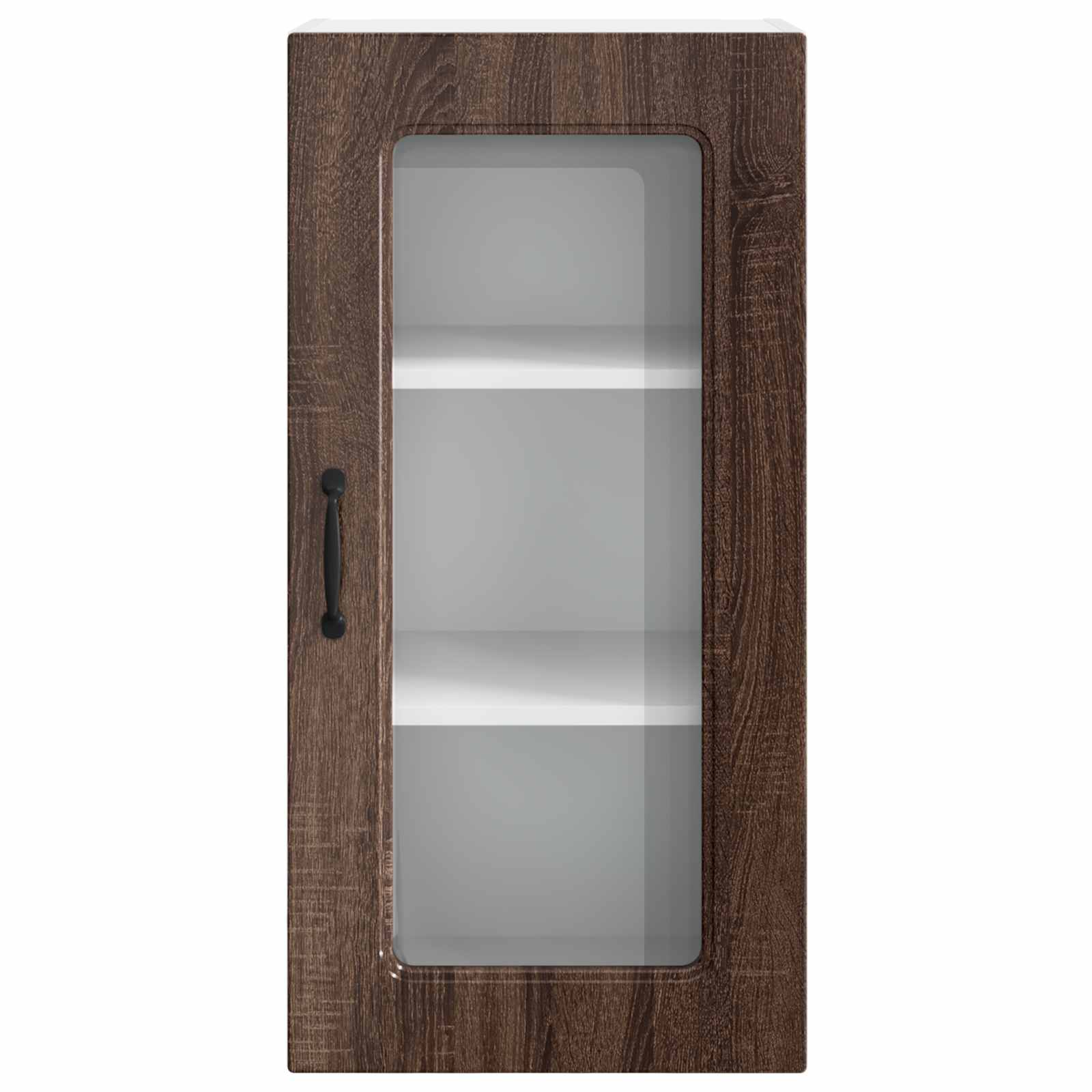 vidaXL Front do zmywarki Kalmar Brązowy dąb 40 x 31 x 80 cm