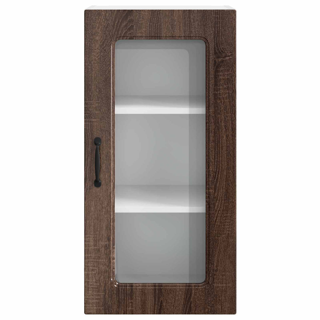 vidaXL Front do zmywarki Kalmar 2 pcs Brązowy dąb 40 x 31 x 80 cm