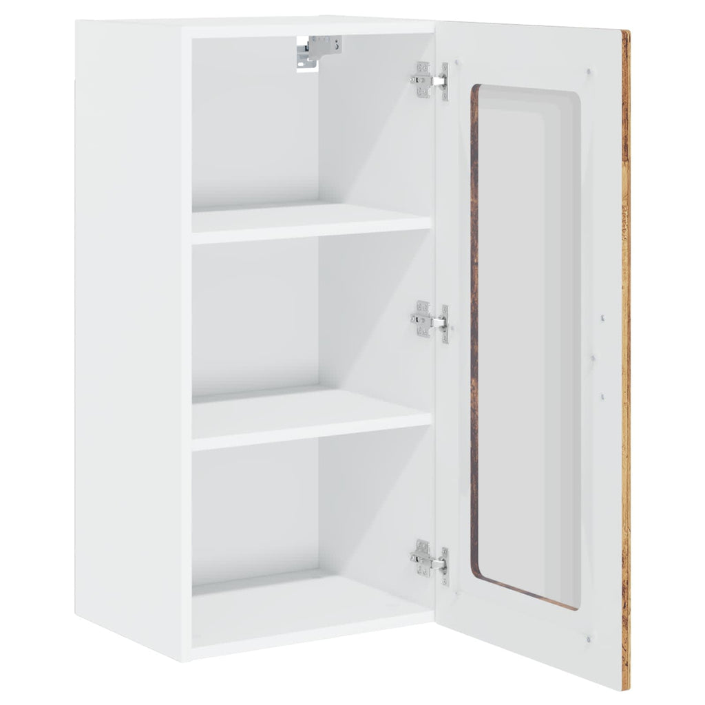 vidaXL Front do zmywarki Kalmar 2 pcs Stare drewno 40 x 31 x 80 cm