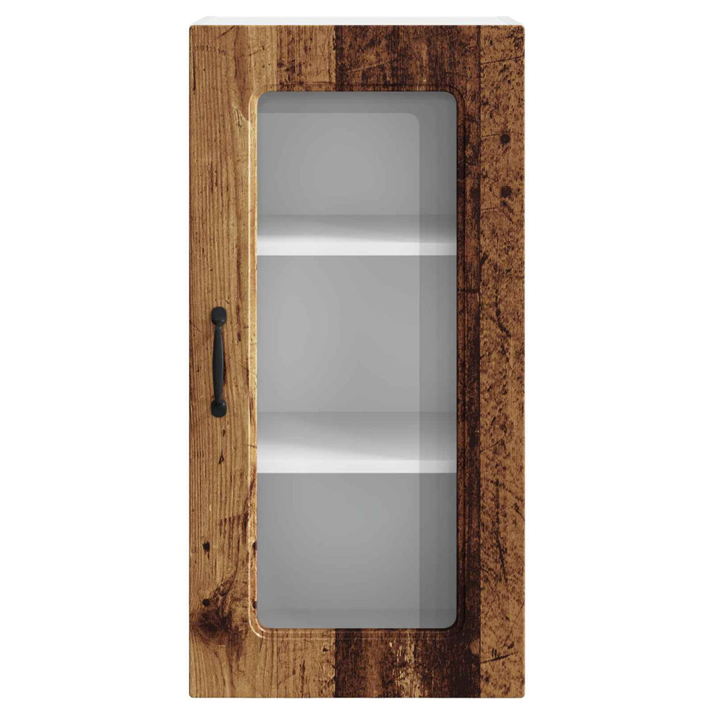 vidaXL Front do zmywarki Kalmar 2 pcs Stare drewno 40 x 31 x 80 cm