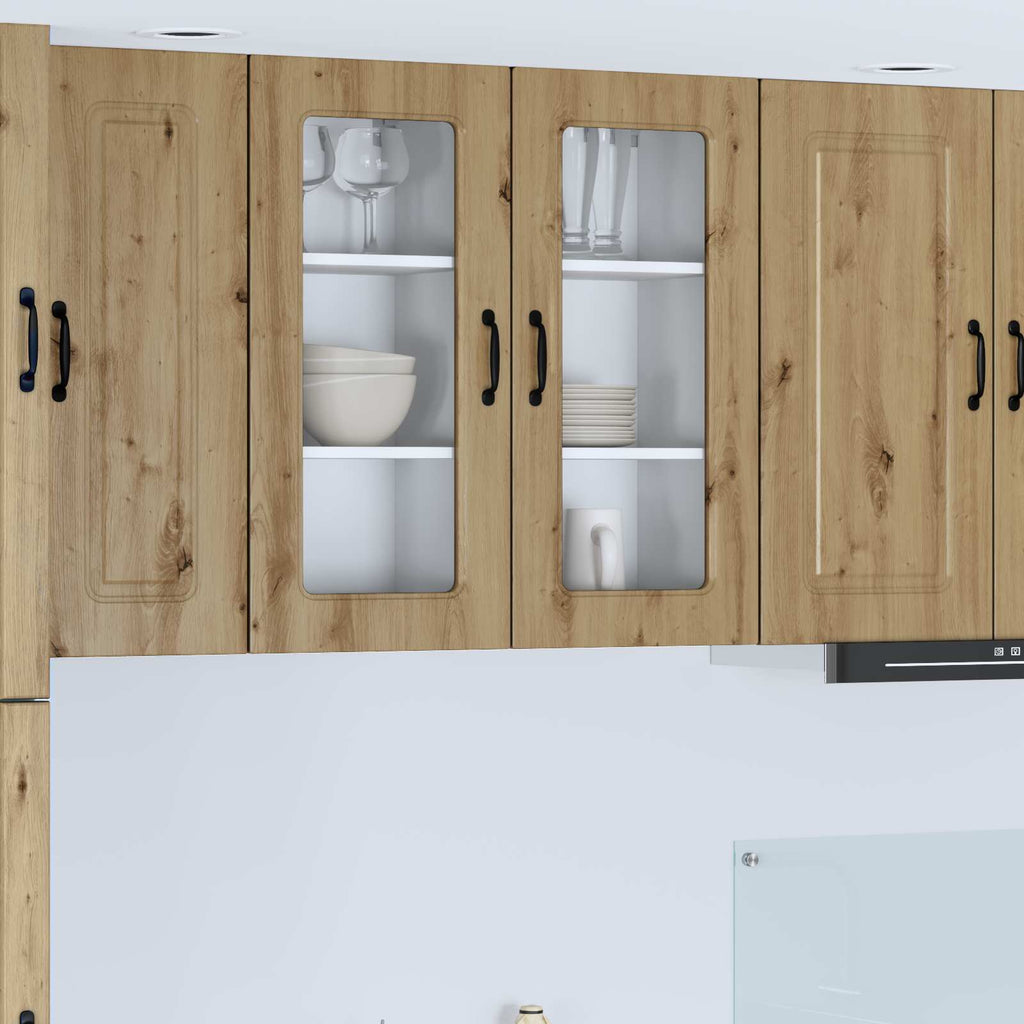 vidaXL Front do zmywarki Kalmar 2 pcs Dąb rzemieślniczy