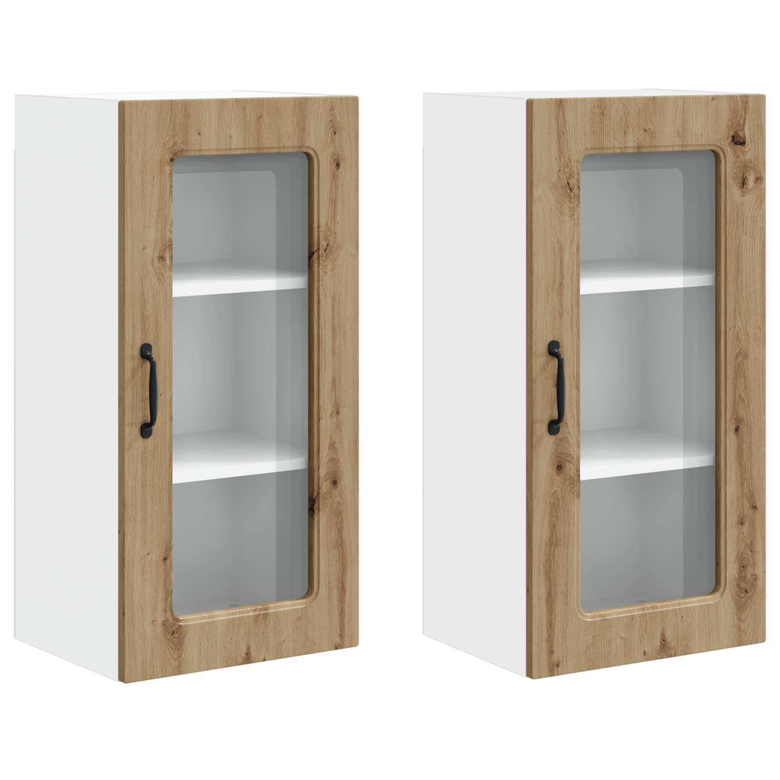 vidaXL Front do zmywarki Kalmar 2 pcs Dąb rzemieślniczy