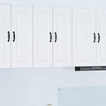 vidaXL Front do zmywarki Kalmar 2 pcs Biały 30 x 31 x 80 cm