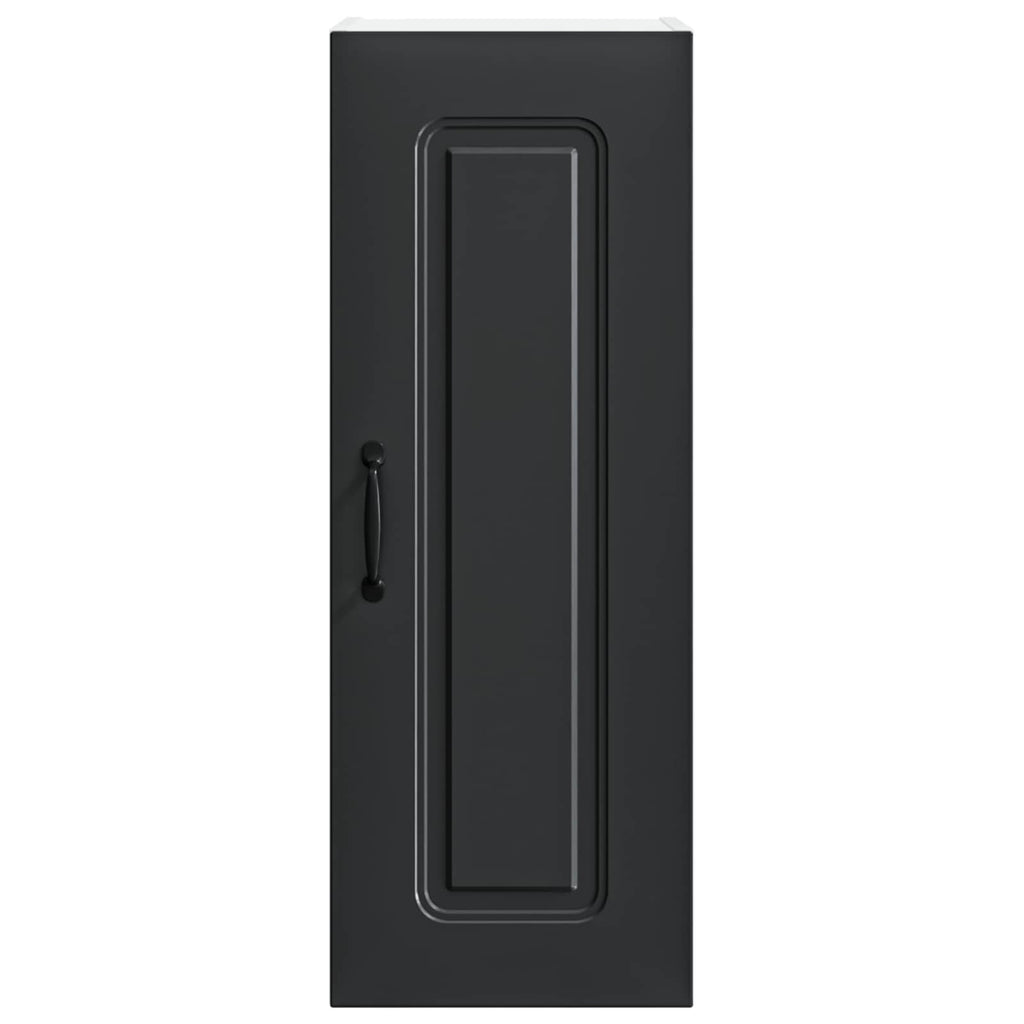 vidaXL Front do zmywarki Kalmar 2 pcs Czarny 30 x 31 x 80 cm