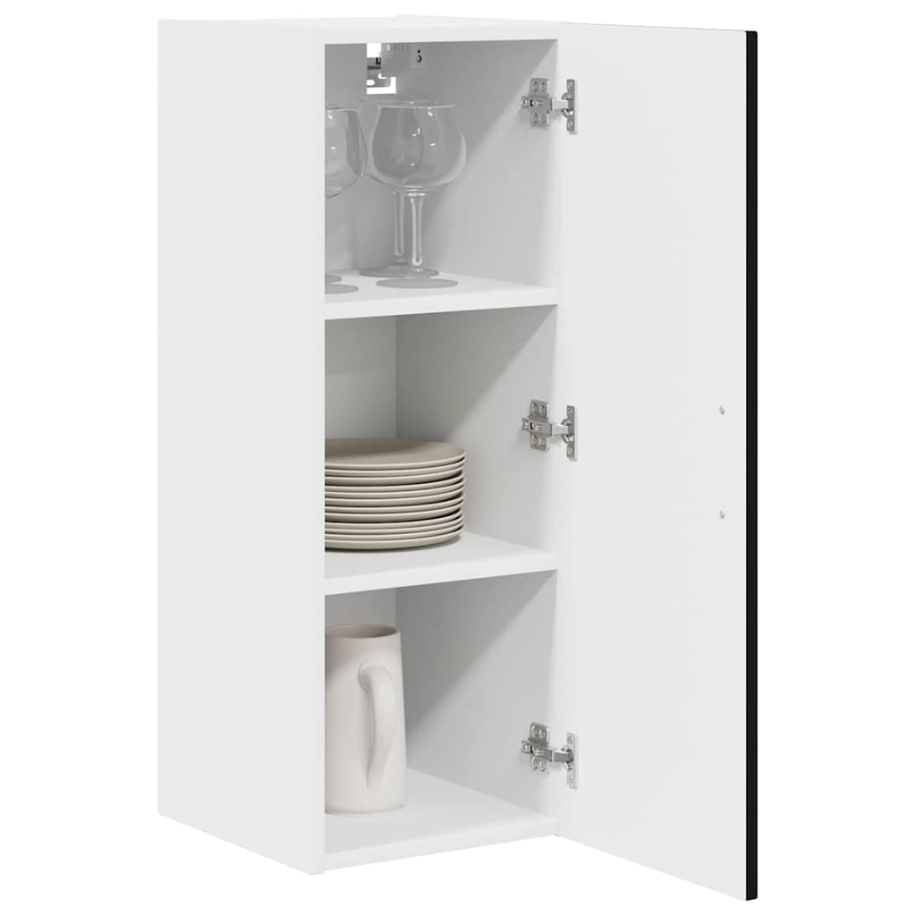 vidaXL Front do zmywarki Kalmar 2 pcs Czarny 30 x 31 x 80 cm