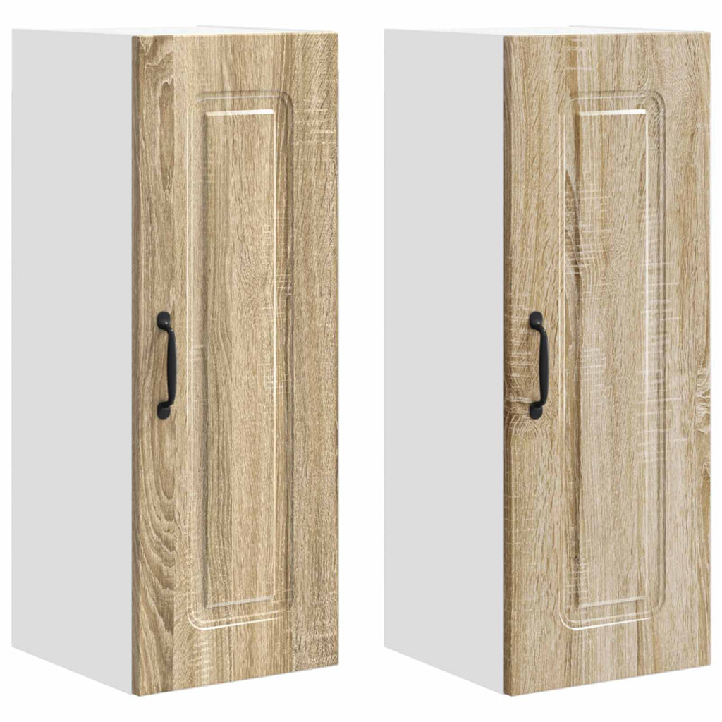 vidaXL Front do zmywarki Kalmar 2 pcs Dąb Sonoma 30 x 31 x 80 cm
