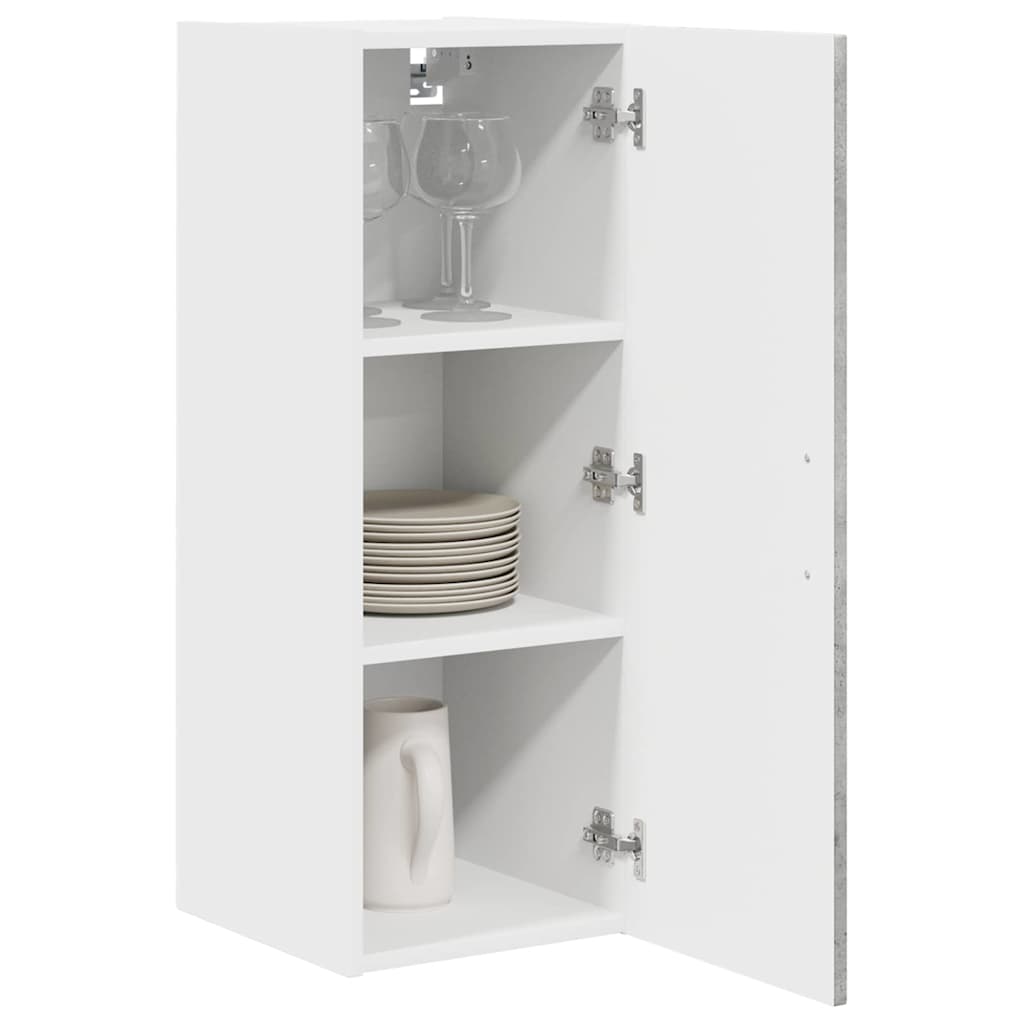 vidaXL Front do zmywarki Kalmar 2 pcs Betonowy szary 30 x 31 x 80 cm