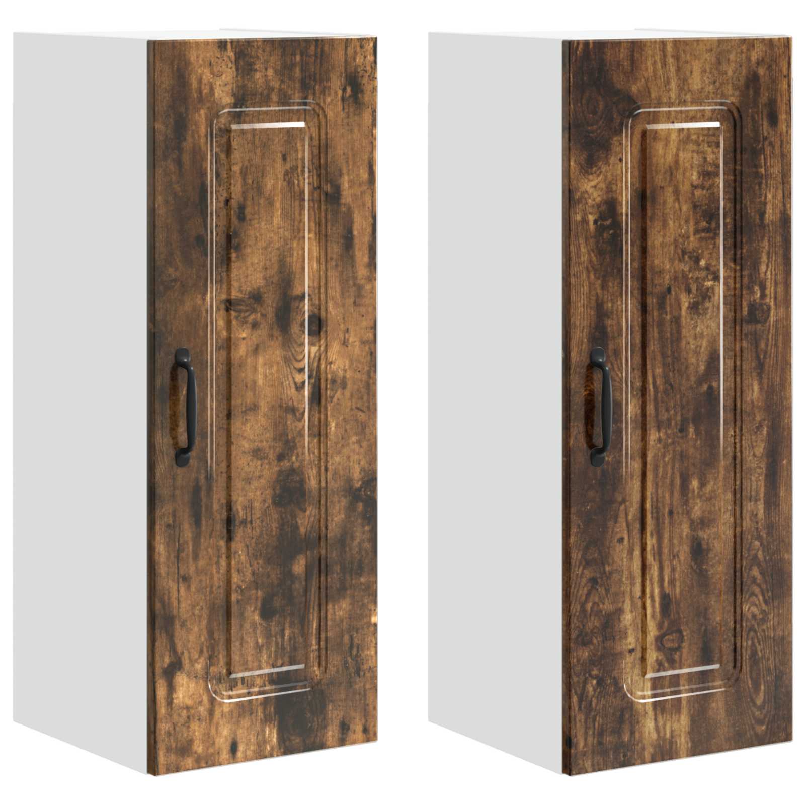 vidaXL Front do zmywarki Kalmar 2 pcs Dąb wędzony 30 x 31 x 80 cm