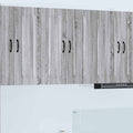 vidaXL Front do zmywarki Kalmar 2 pcs Szary Sonoma 30 x 31 x 80 cm