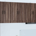 vidaXL Front do zmywarki Kalmar 2 pcs Brązowy dąb 30 x 31 x 80 cm