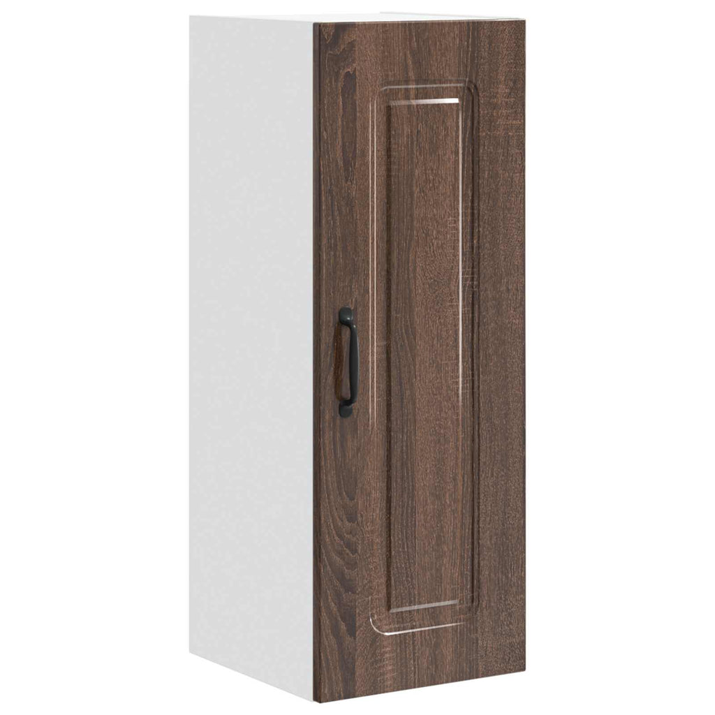 vidaXL Front do zmywarki Kalmar 2 pcs Brązowy dąb 30 x 31 x 80 cm