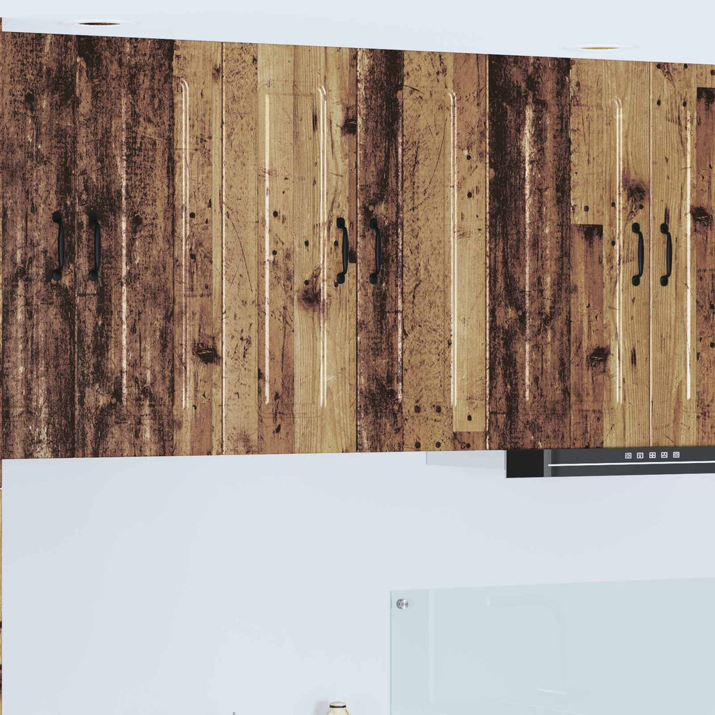 vidaXL Front do zmywarki Kalmar Stare drewno 30 x 31 x 80 cm
