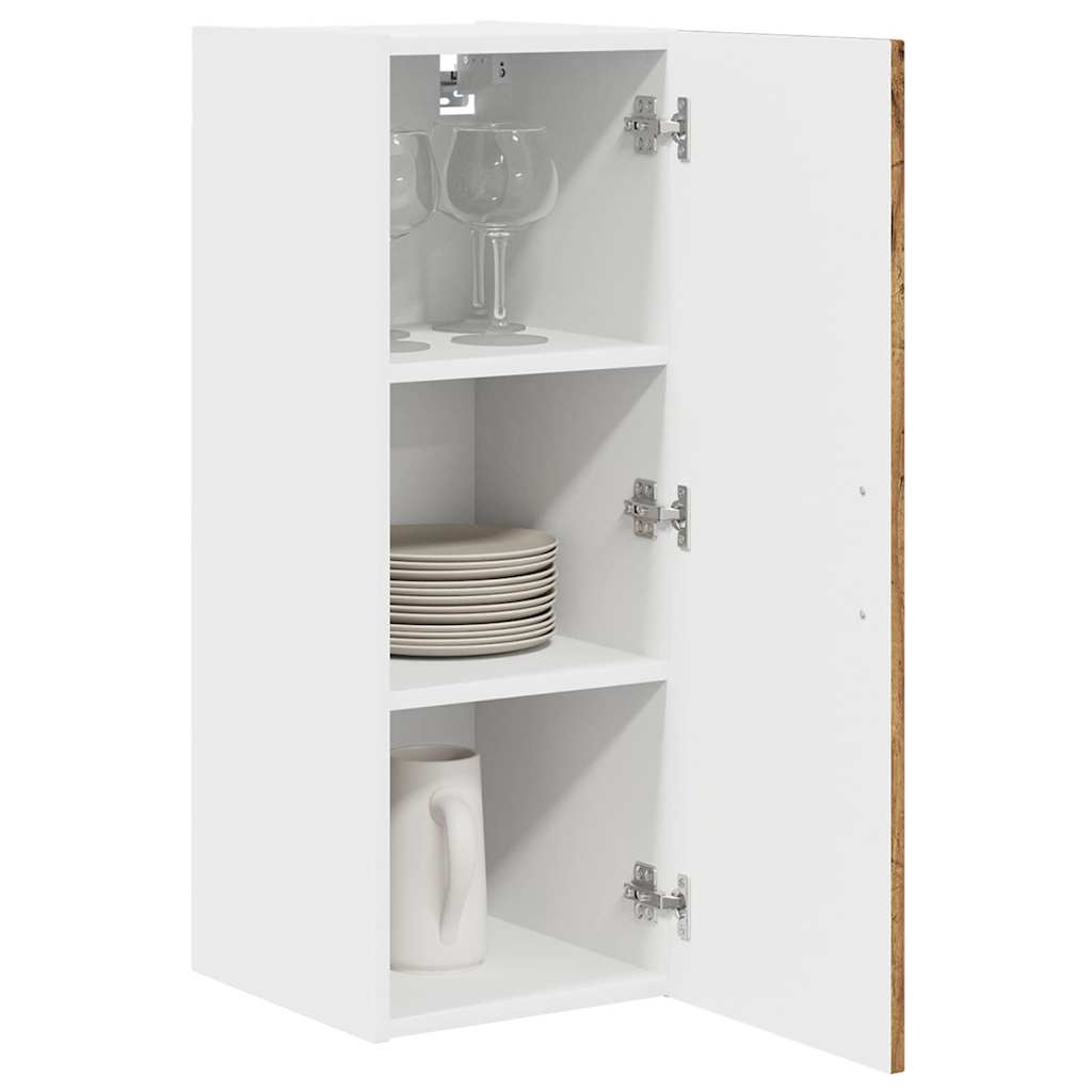 vidaXL Front do zmywarki Kalmar 2 pcs Stare drewno 30 x 31 x 80 cm