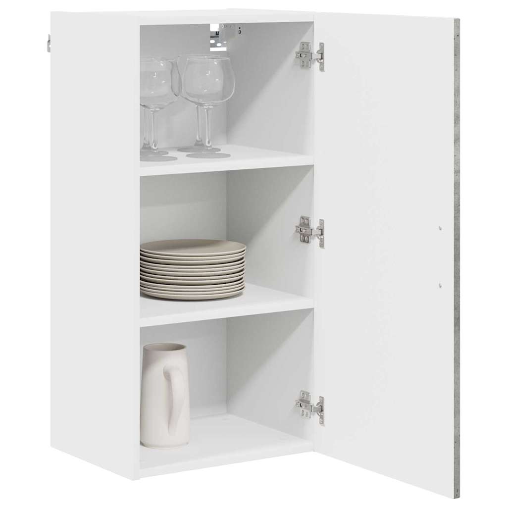 vidaXL Front do zmywarki Kalmar Betonowy szary 40 x 31 x 80 cm