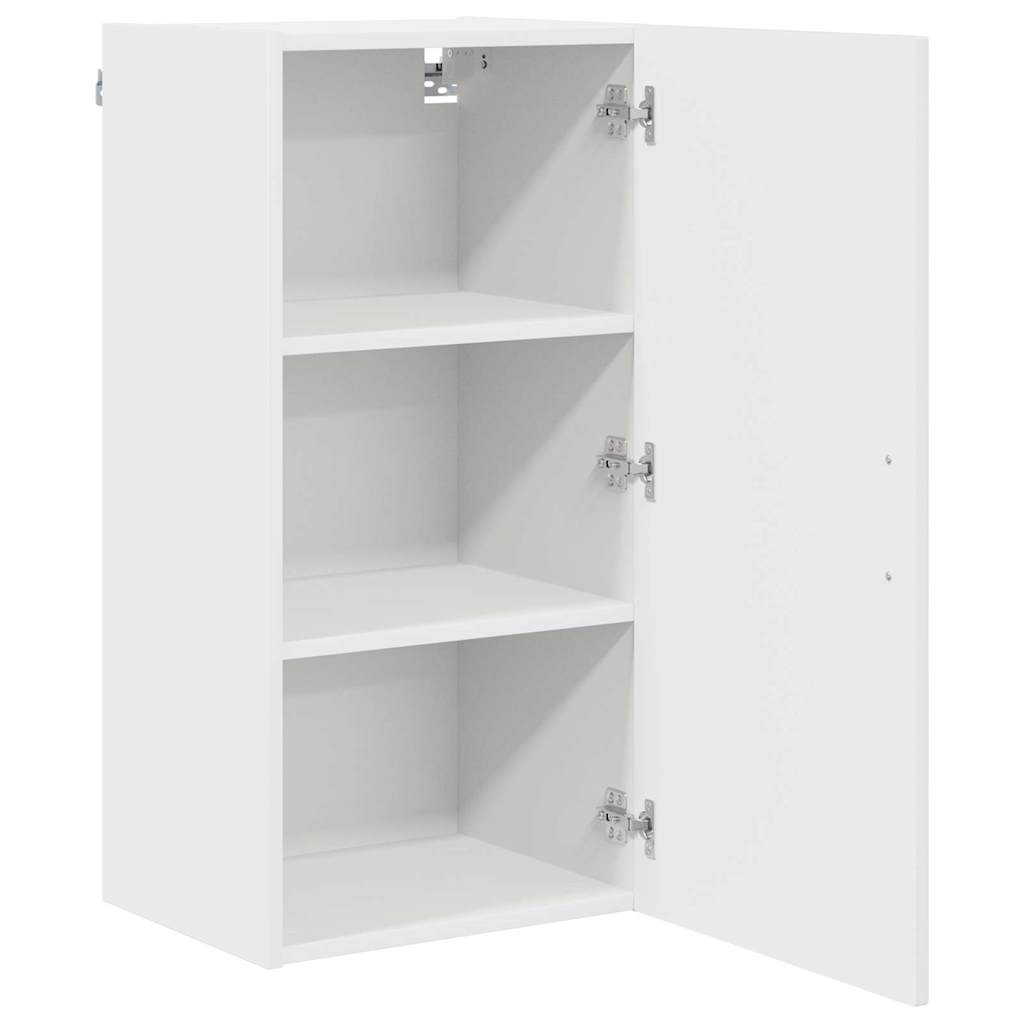 vidaXL Front do zmywarki Kalmar Wysoki połysk biały 40 x 31 x 80 cm