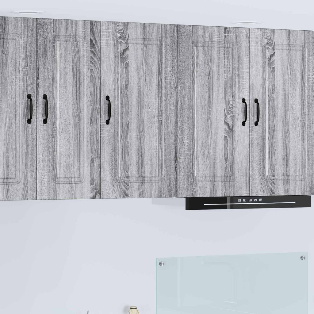 vidaXL Front do zmywarki Kalmar Szary Sonoma 40 x 31 x 80 cm