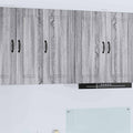 vidaXL Front do zmywarki Kalmar Szary Sonoma 40 x 31 x 80 cm