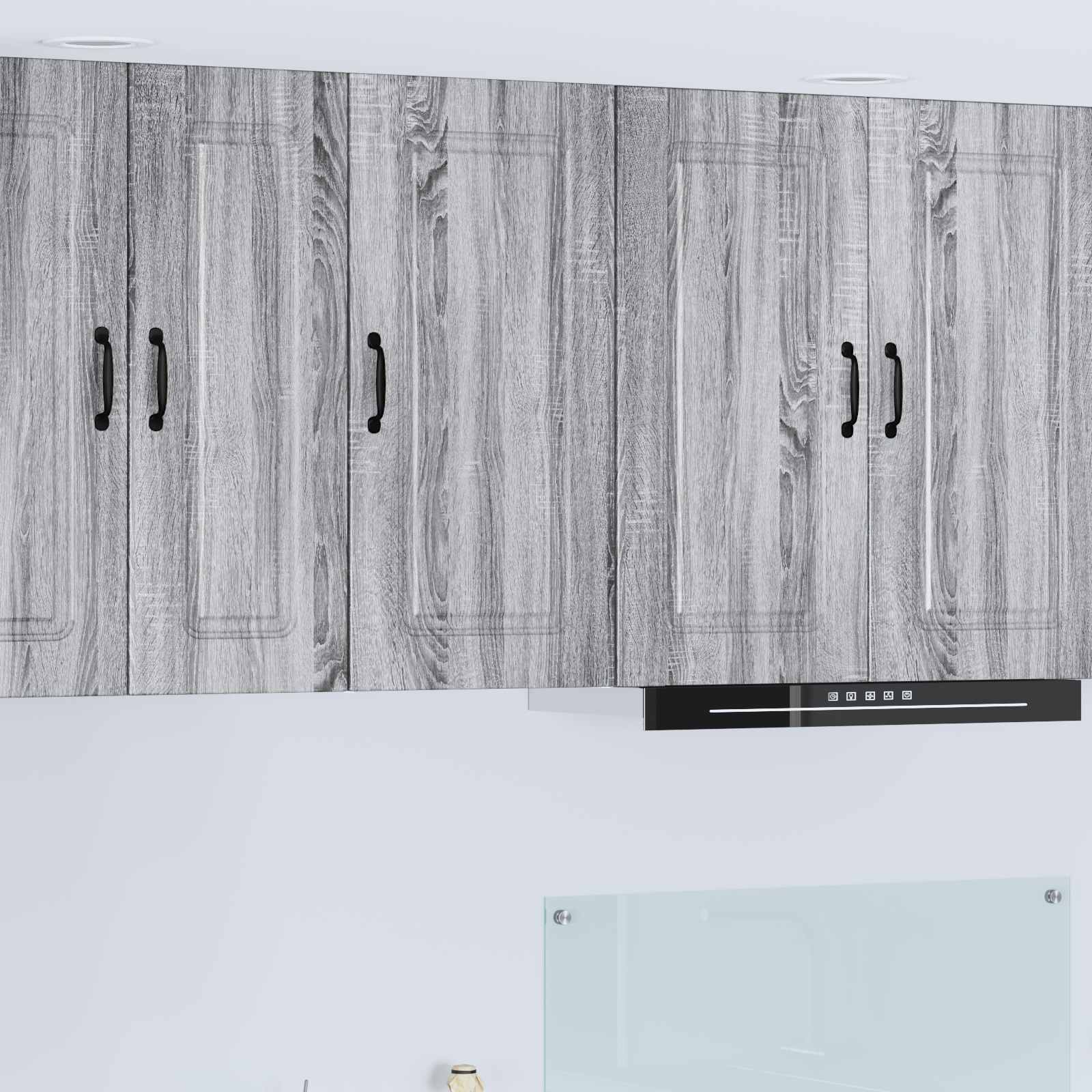 vidaXL Front do zmywarki Kalmar Szary Sonoma 40 x 31 x 80 cm
