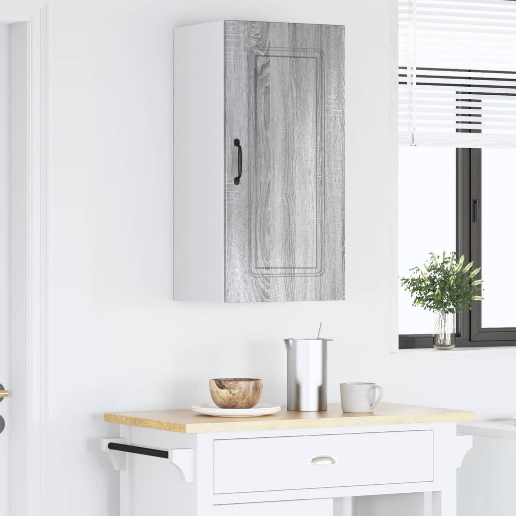 vidaXL Front do zmywarki Kalmar Szary Sonoma 40 x 31 x 80 cm