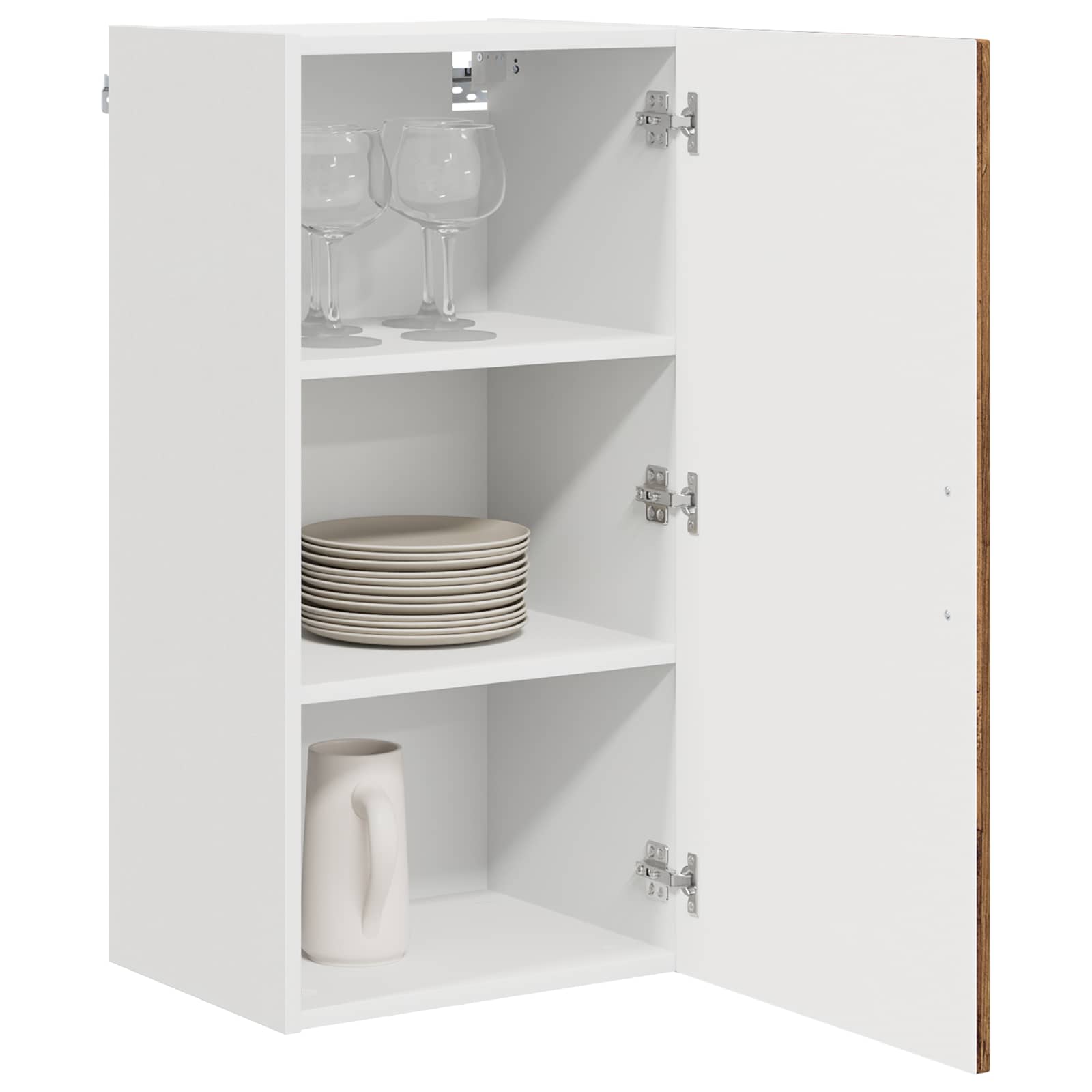 vidaXL Front do zmywarki Kalmar Stare drewno 40 x 31 x 80 cm
