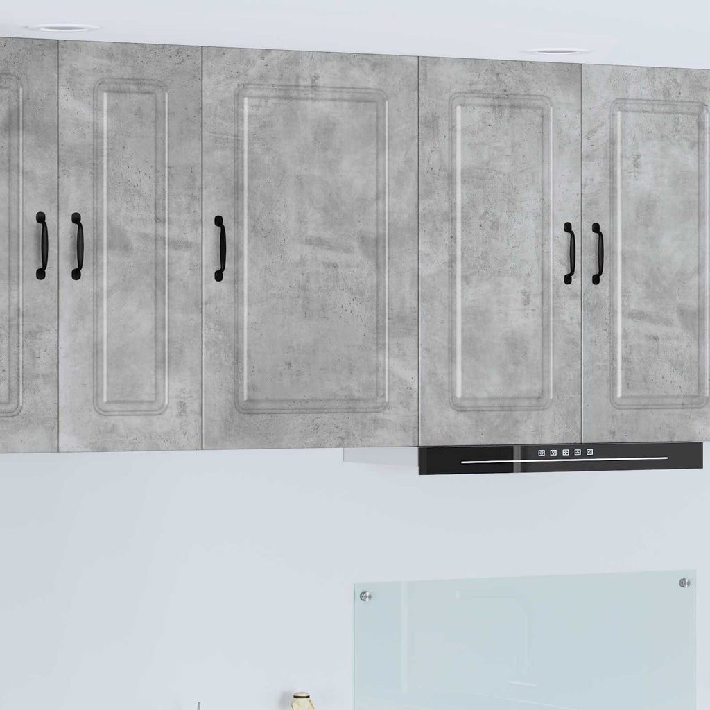 vidaXL Front do zmywarki Kalmar Betonowy szary 50 x 31 x 80 cm