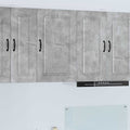 vidaXL Front do zmywarki Kalmar Betonowy szary 50 x 31 x 80 cm